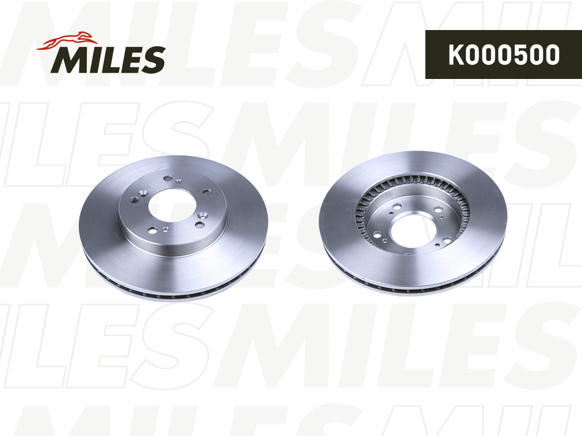 Диск тормозной Honda CR-V I 2.0 95-02, H-RV 97-, Prelude 96-00 передний вентилируемый Miles