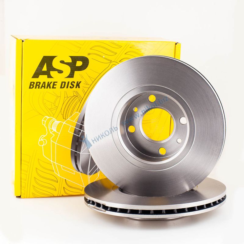 Диск тормозной Lada Largus (+ABS), Vesta, Xray; Renault Logan 08-; Nissan Almera 12- передний ASP*