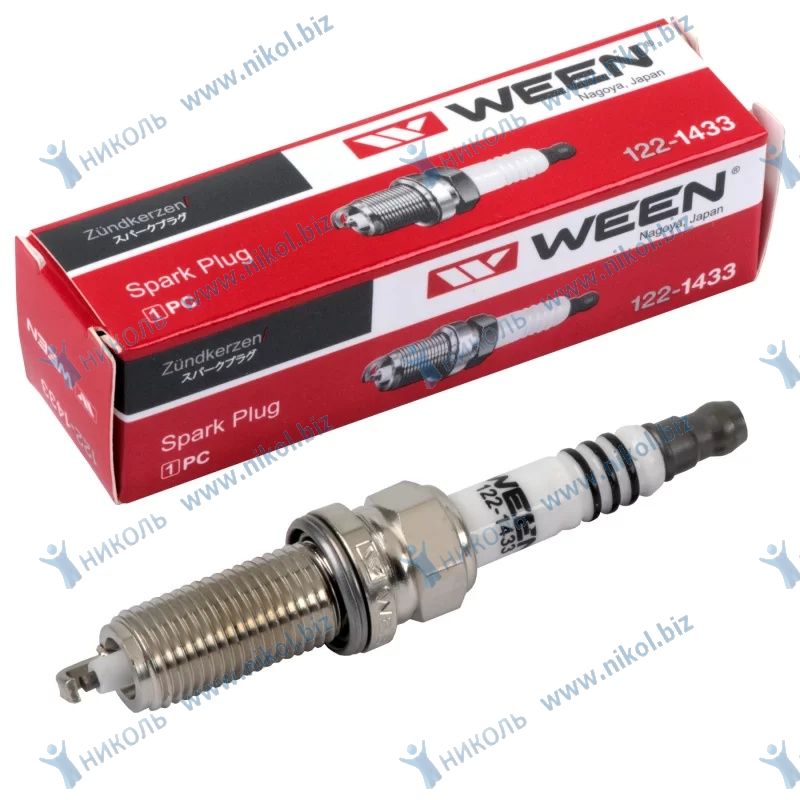 Свеча WEEN Lada Granta FL, Largus (дв.11182), Vesta 1.6 (HR16), X-Ray 1.6 (H4M), Peugeot, Renault