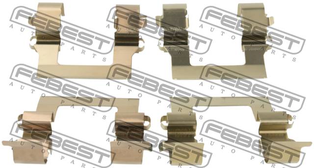 Комплект монтажный Mitsubishi Lancer (CS, CY) 00- для дисковых колодок \ FEBEST 0403-CSF