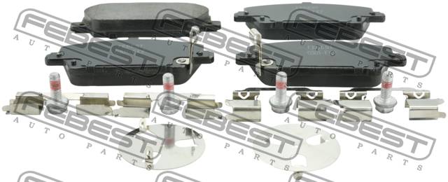 Колодки тормозные HONDA CIVIC FK2 2009-2016 [SEA] передние комплект \ 0301-FKF FEBEST