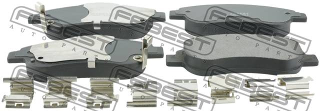Колодки тормозные Honda CR-V 06- передние \ FEBEST 0301-REF