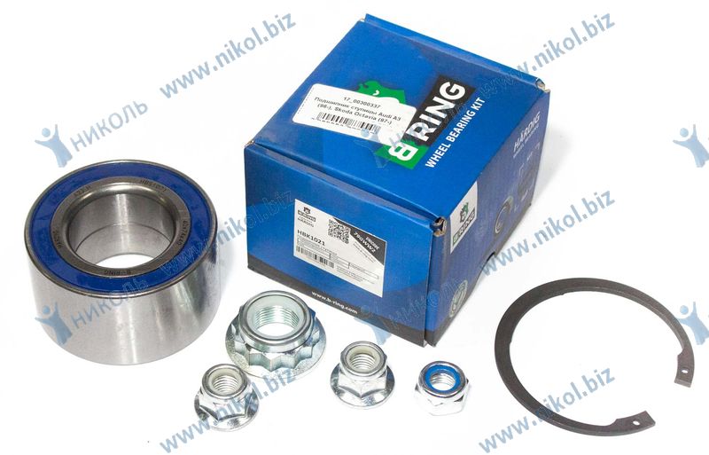 Подшипник ступицы Audi A3 (96-), Skoda Octavia (97-) передней (рем. к-т) B-RING HÄRDIG