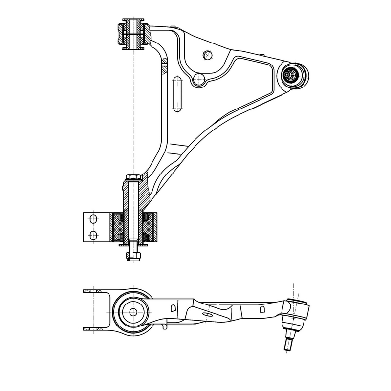 Рычаг CADILLAC DTS 2006 - 2011 ; BUICK Lucerne 2006 - 2011