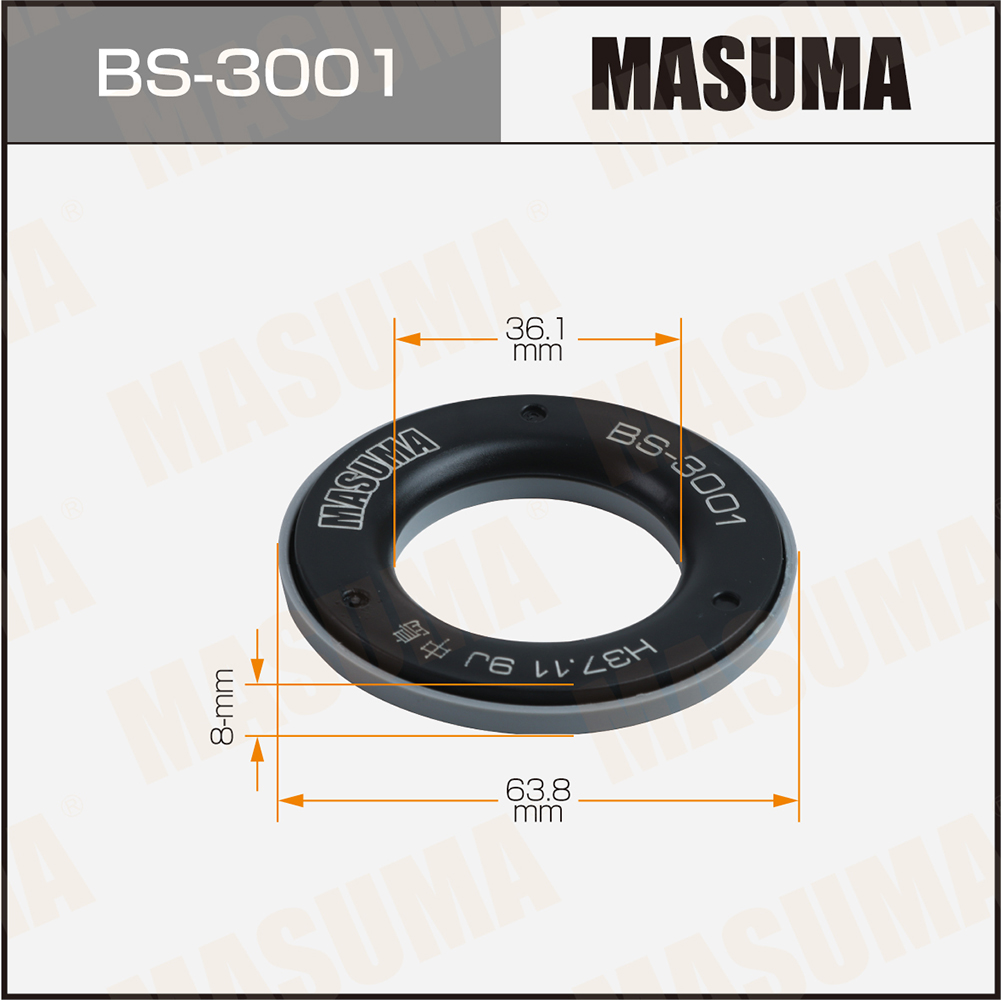 Подшипник опоры амортизатора MITSUBISHI LANCER /front Masuma 