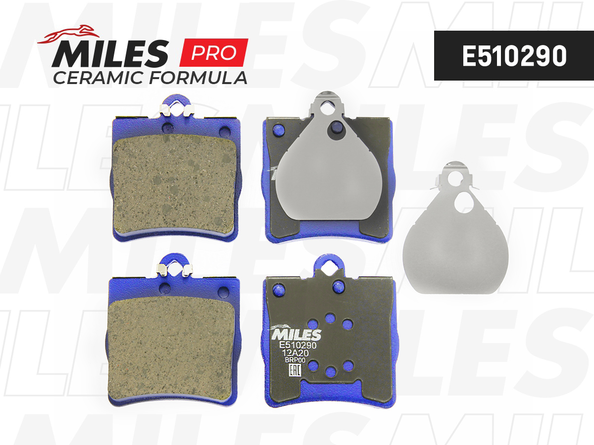Колодки тормозные MILES E5 Ceramic MERCEDES-BENZ W202/W203/W209/W210/R171/CHRYSLER CROSSFIRE зад.