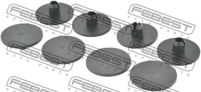 Прокладка TOYOTA HILUX GGN15 2004- рессоры рессоры (8 шт. в упаковке, цена за 1шт.) \ FECLIP-002-PCS8 FEBEST