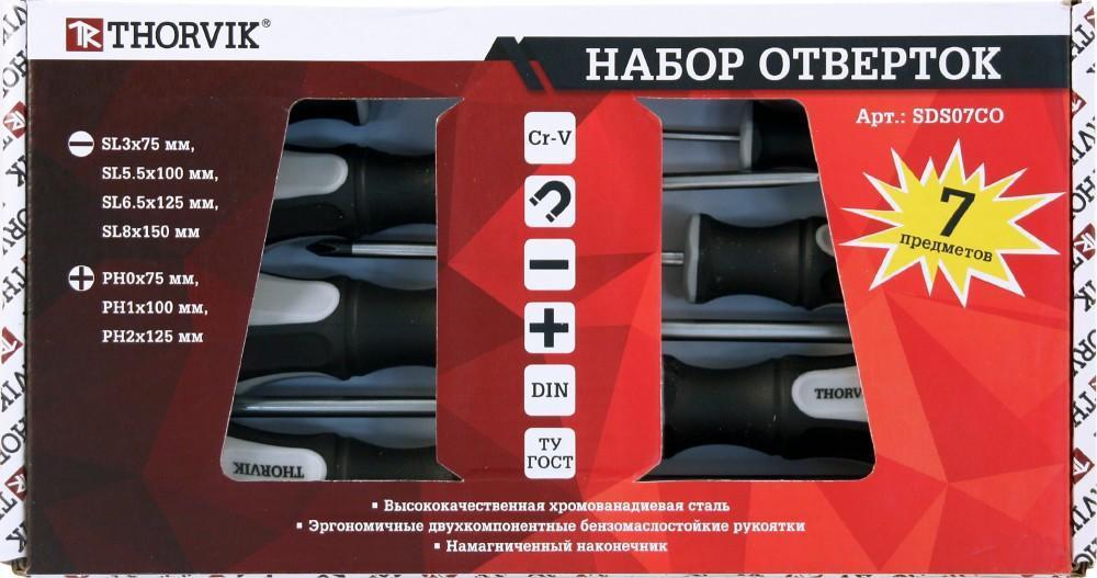 Набор отверток 7 пр. Thorvik