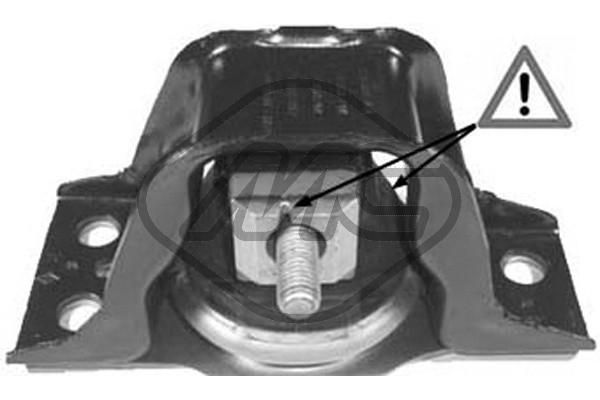 Опора двигателя Renault MODUS/Clio III 1.5D/2.0 04- R_METALCAUCHO