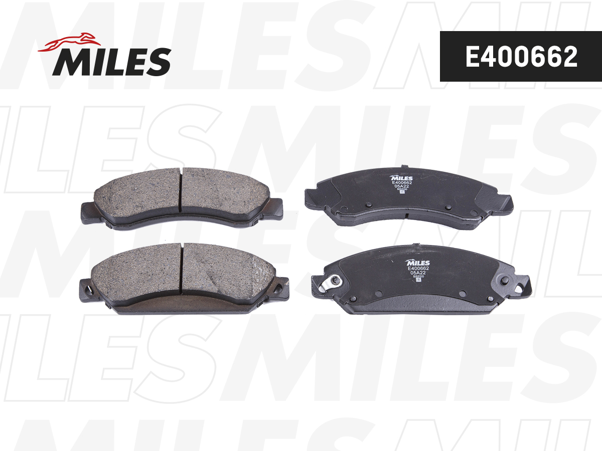 Колодки тормозные CADILLAC ESCALADE/CHEVROLET TAHOE 06- передние MILES 