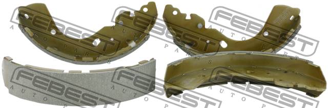 Колодки тормозные NISSAN NAVARA SPN MAKE D40M 2005.05- [AR] задние (барабанные) \ 0202-D40TR FEBEST