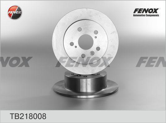 Диск тормозной Toyota Camry (V40, V50) 06-; Lexus ES (V4) 06- задний 281 x 10 \ FENOX TB218008