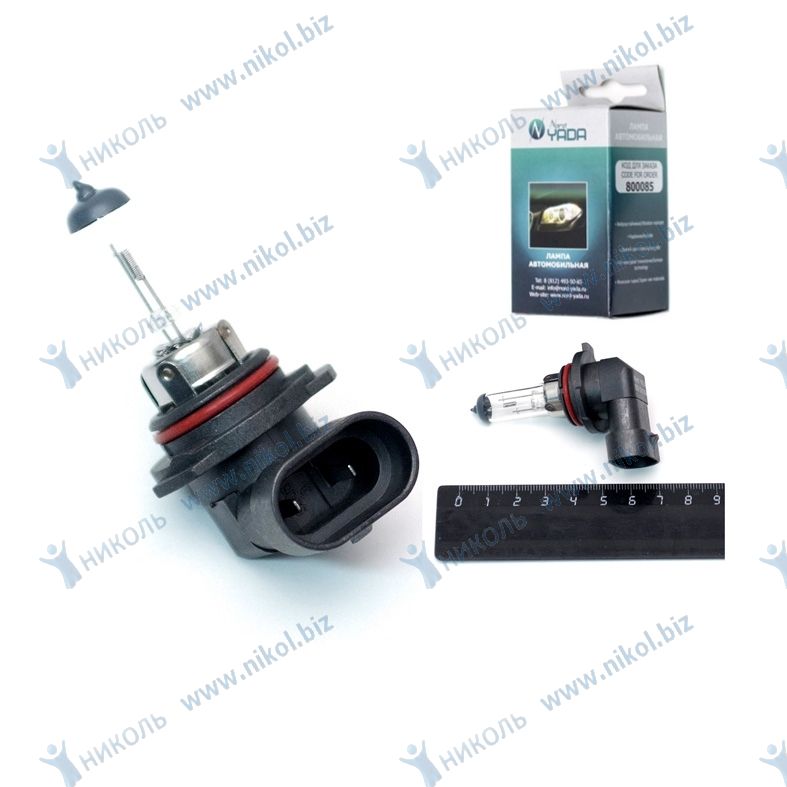 Лампа НВ4 (9006) 12 V 100 (п/тум+дальн) Nord YADA CLEAR (P22d)