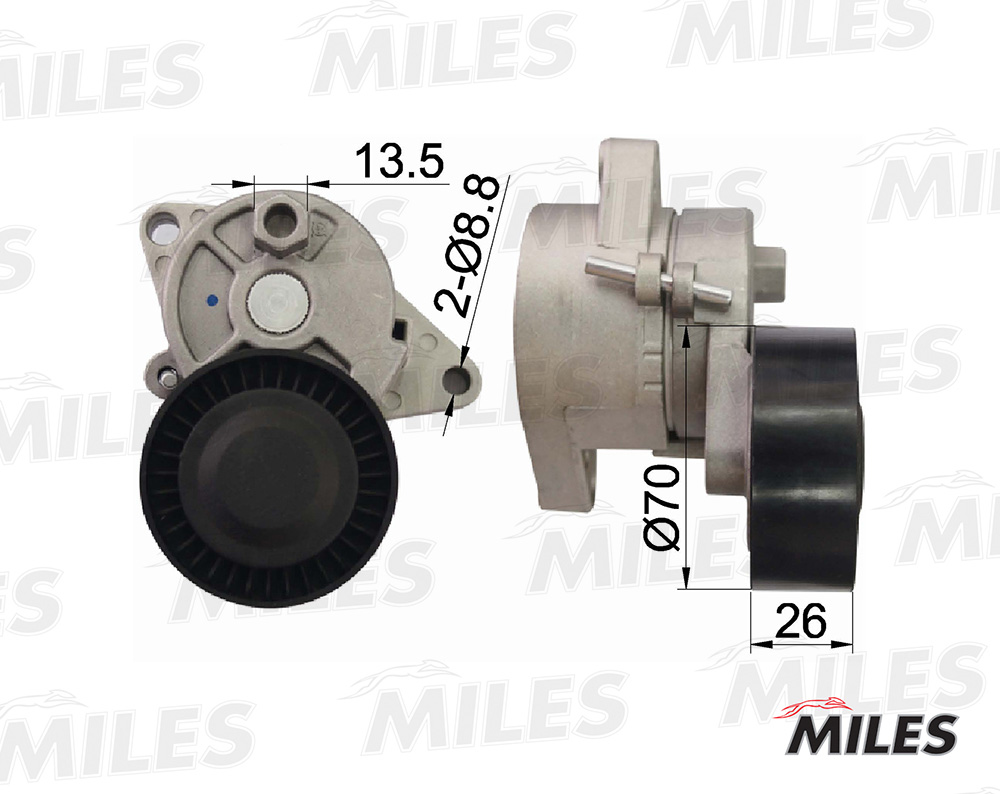 Натяжитель MILES BMW E39/E46/E60/X5 M52/M54