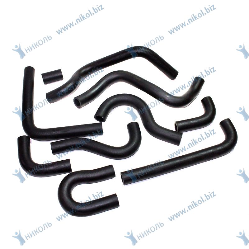 Патрубок печки Г-ль ЗМЗ-405,406 Е-2,3 (10 шт) LECAR