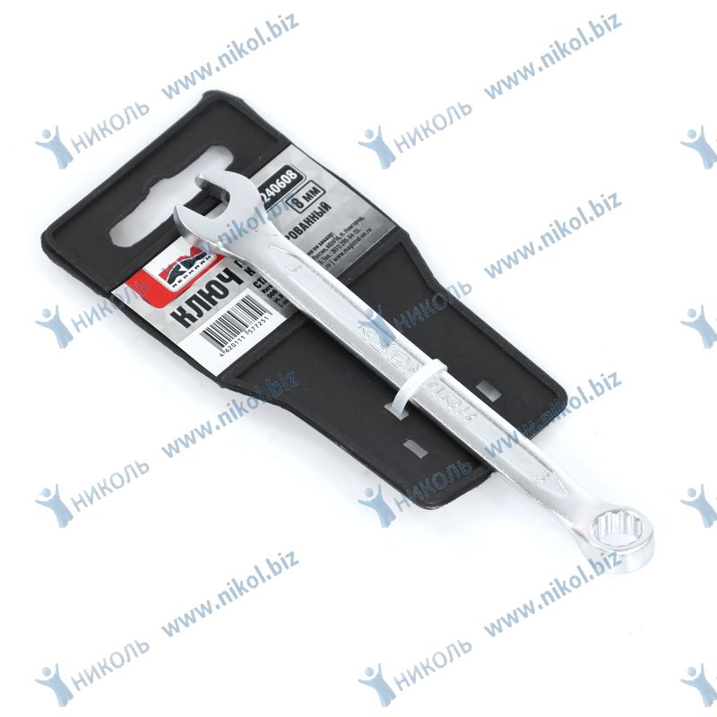 Ключ комбинированный * 8 CrV холодн штамп RedMark
