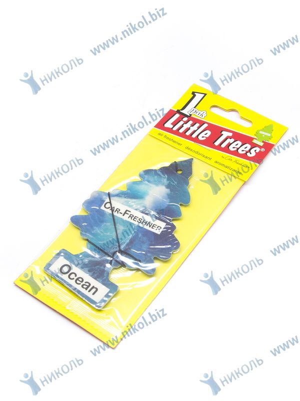 Освежитель подвесной Little Trees елка океан (картон)