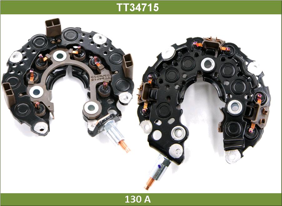 Мост диодный генератора Toyota Land Cruiser 200 (08-) 4.5D Tesla Technics