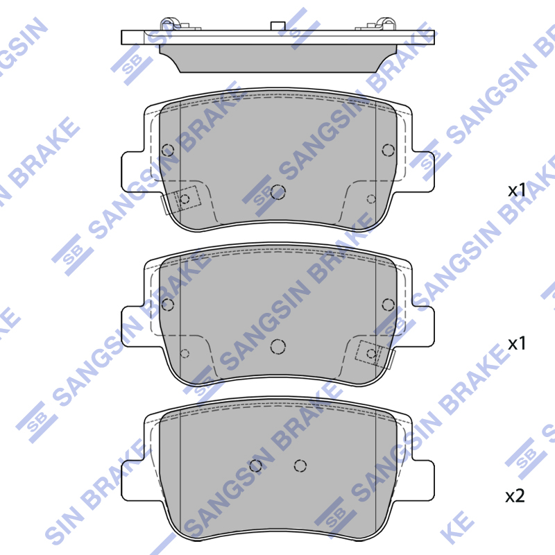 Колодки тормозные HYUNDAI SONATA N LINE (DN8) 21-22