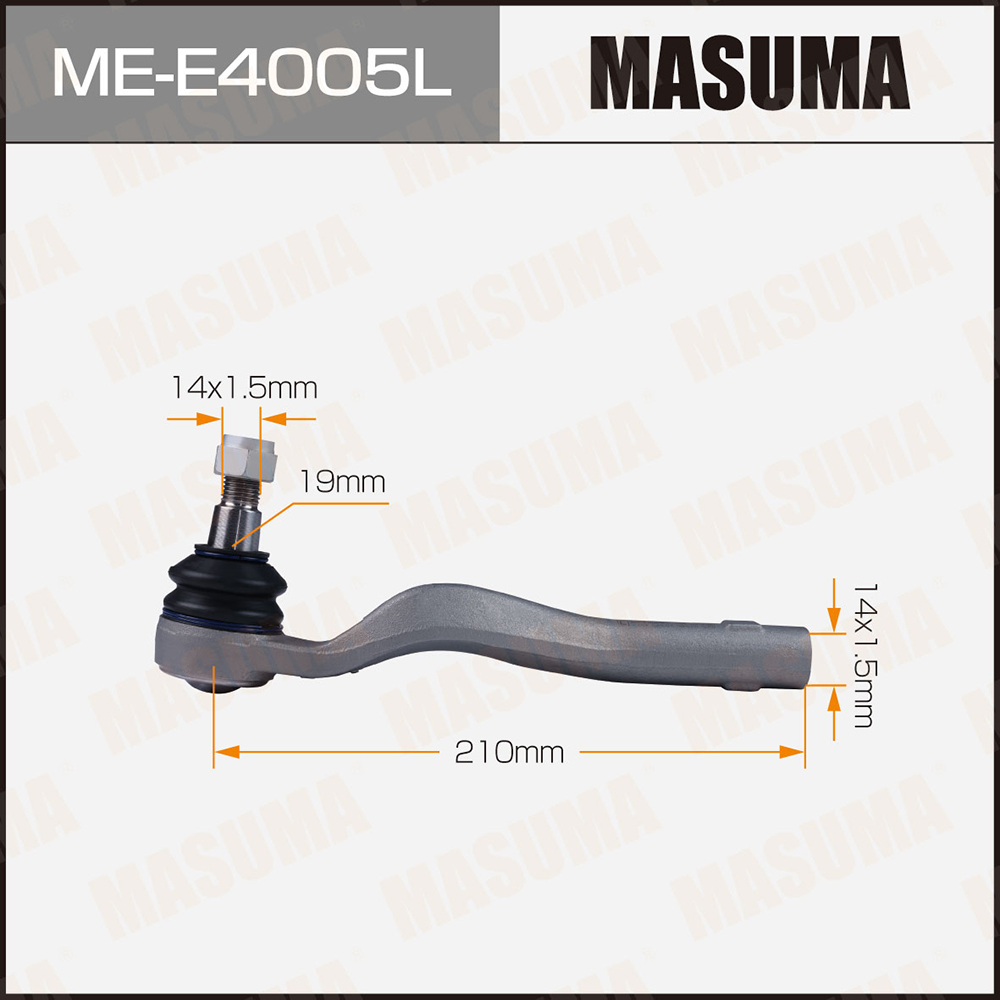 Наконечник рулевой Mercedes GLK (X204) 08- Masuma левый