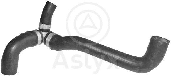 Патрубок радиатора VW GOLF/VENTO/PASSAT, SEAT TOLEDO/IBIZA 2.0 90-99 От термостата к водяному насосу_ASLYX