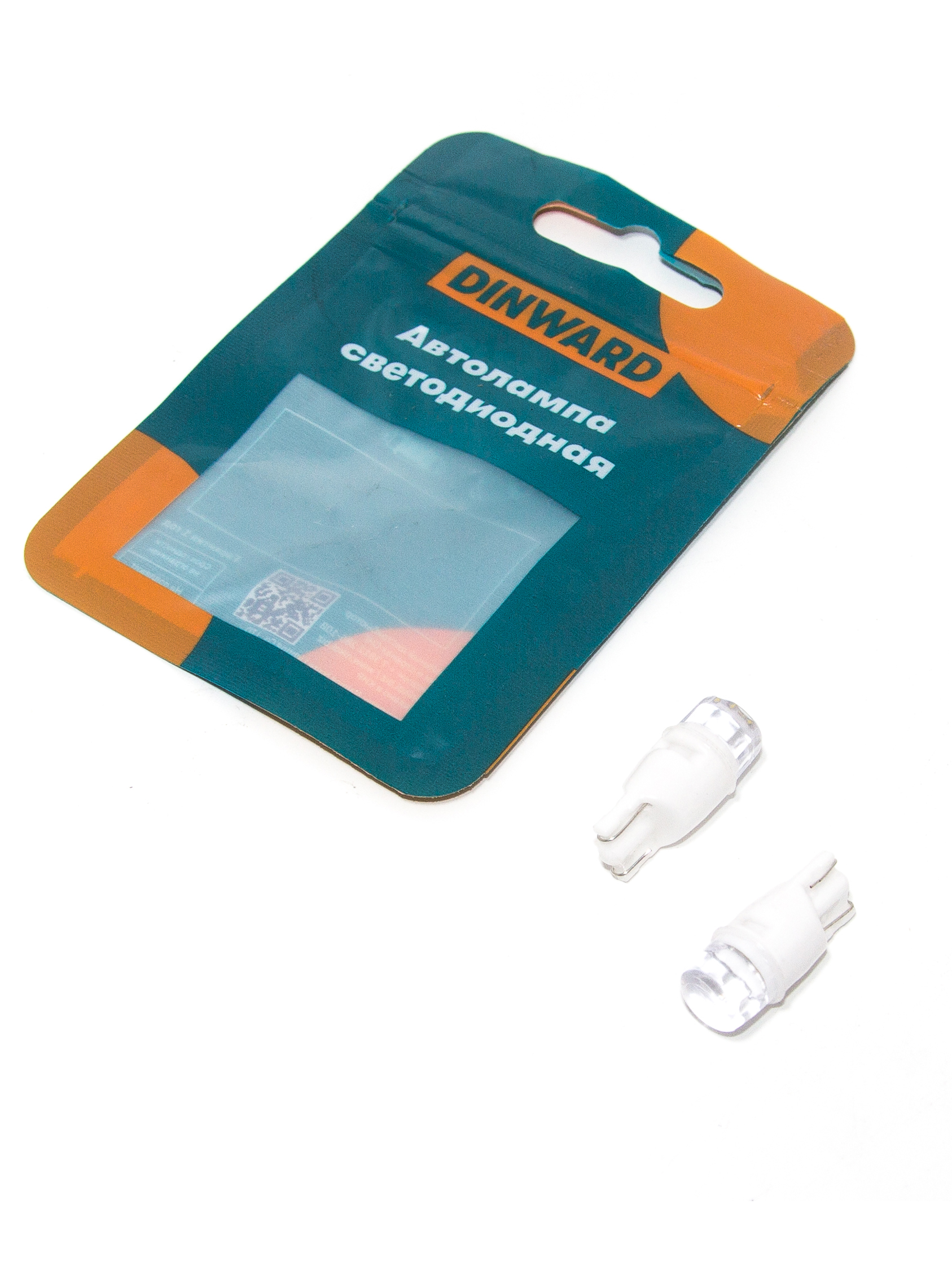 Лампа светодиод 24-5 б/ц (габ., пов.) бел 2SMD 28*35 PH CER MT DINWARD W2.1х9.5d (к-т=2шт)