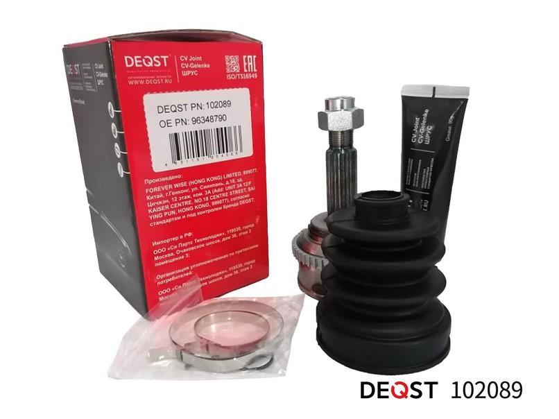 ШРУС наружный для а/м Chevrolet Aveo (T200, T250) 1.2-1.4 с ABS DEQST