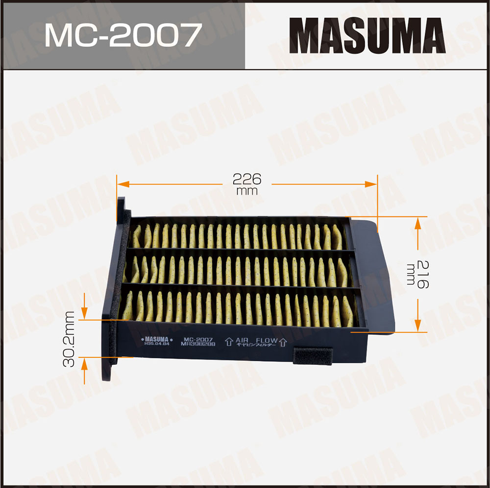 Фильтр салона AC3503 Masuma