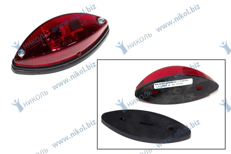Подфарник ГАЗель-Next светодиодный контурный задний красный ГАЗ