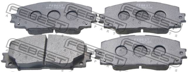 Колодки тормозные Toyota Yaris/Vitz (P9, P13) 05-; Prius 09- передние \ FEBEST 0101-NSP130F