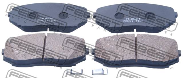Колодки тормозные Mazda CX-7 09-; CX-9 07- передние \ FEBEST 0501-TBF