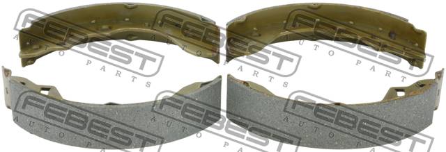 Колодки тормозные Mazda Familia 98-, 323 98- задние барабанные (GS8661) \ FEBEST 0502-BJR