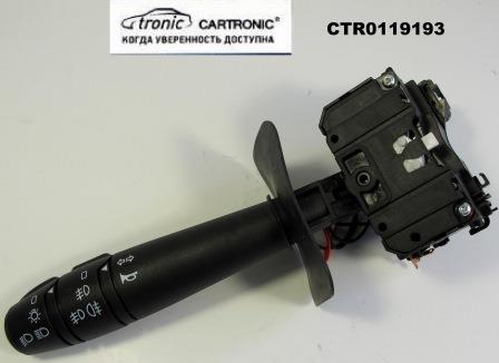 Переключатель подрулевой для а/м Lada Largus, Renault Logan, Sandero,Duster поворота и света с ПТФ Cartronic