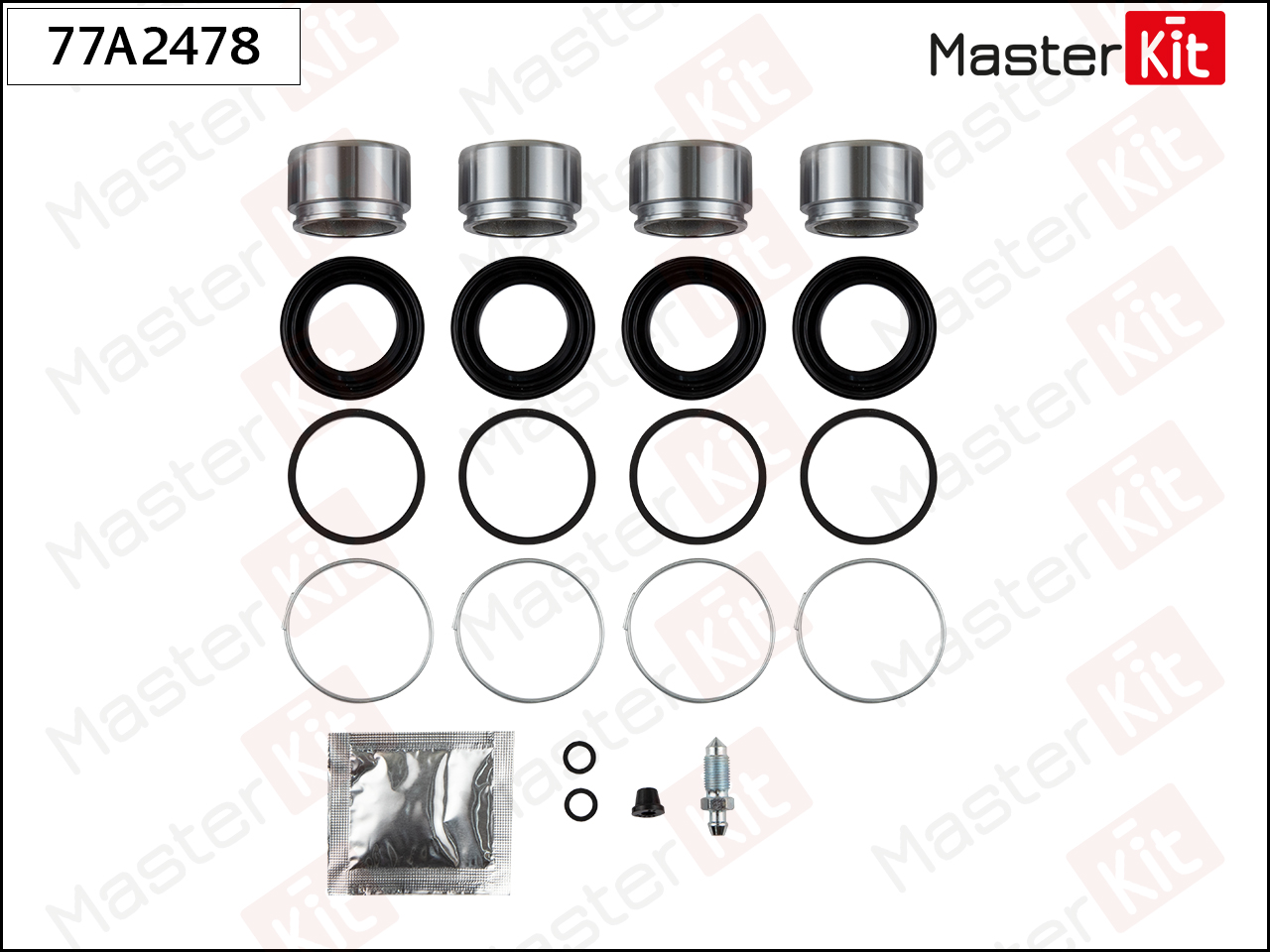 Ремкомплект тормозного суппорта + поршень Toyota 4 RUNNER (_N18_) 1995 - 2002