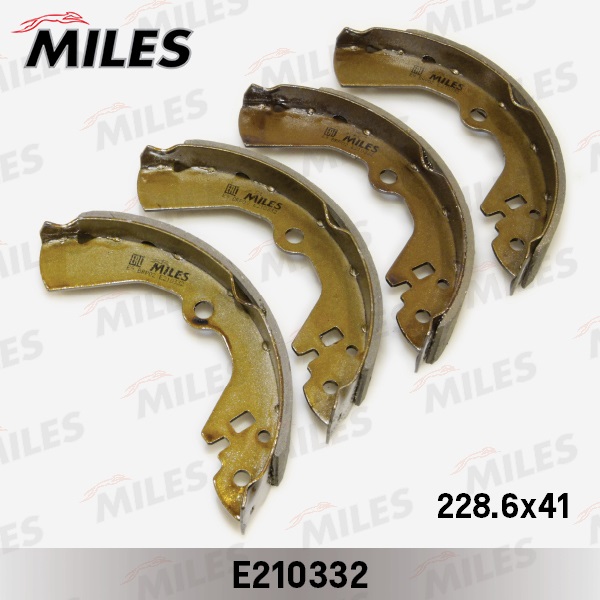 Колодки тормозные Nissan Sunny 90-98, Pulsar 90-00, Wingroad 96-, Expert задние барабанные Miles