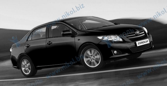 Краска кисточка Toyota черный 209 Night time black KUDO (15мл)
