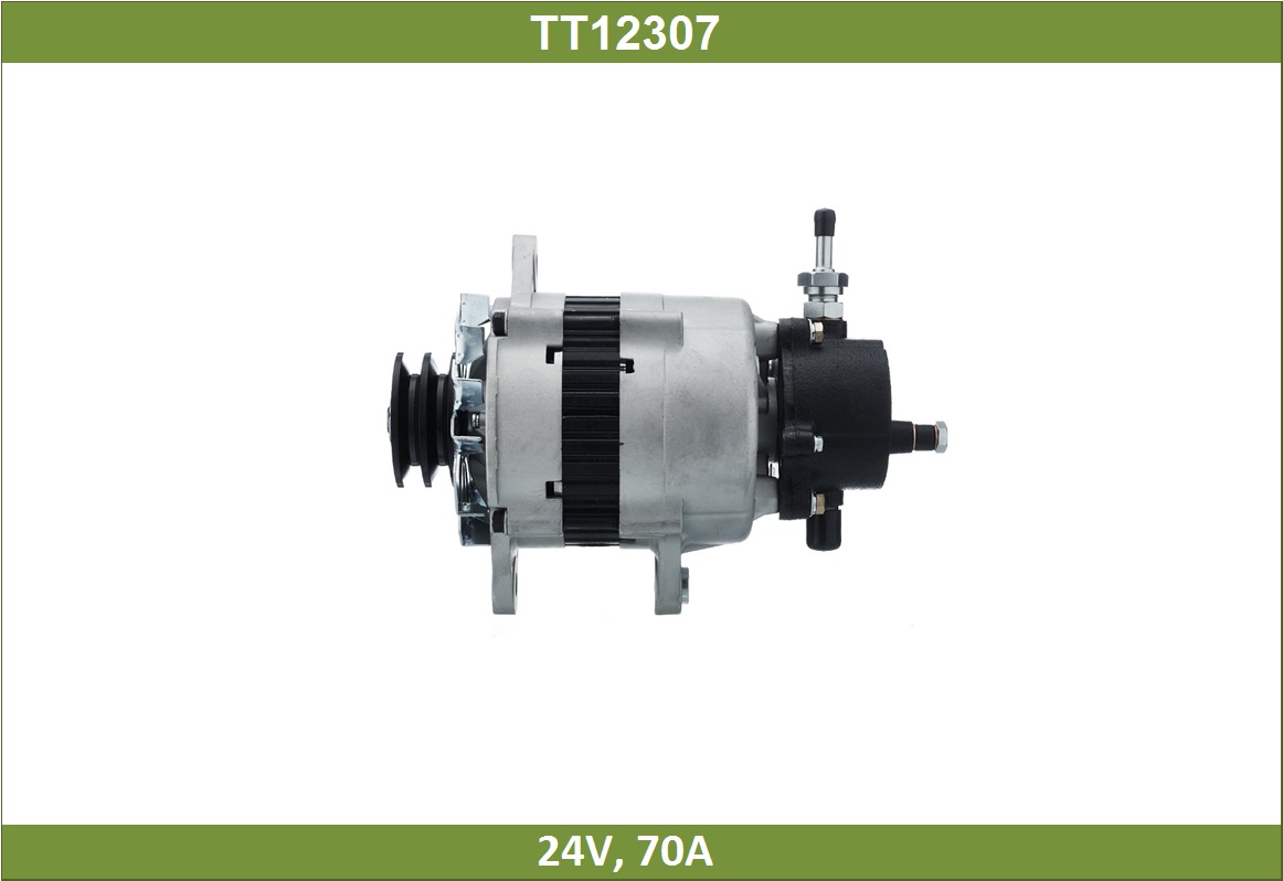 Генератор HYUNDAI County D4AL 24V, 70A, 2-Groove Клиновой Tesla Technics