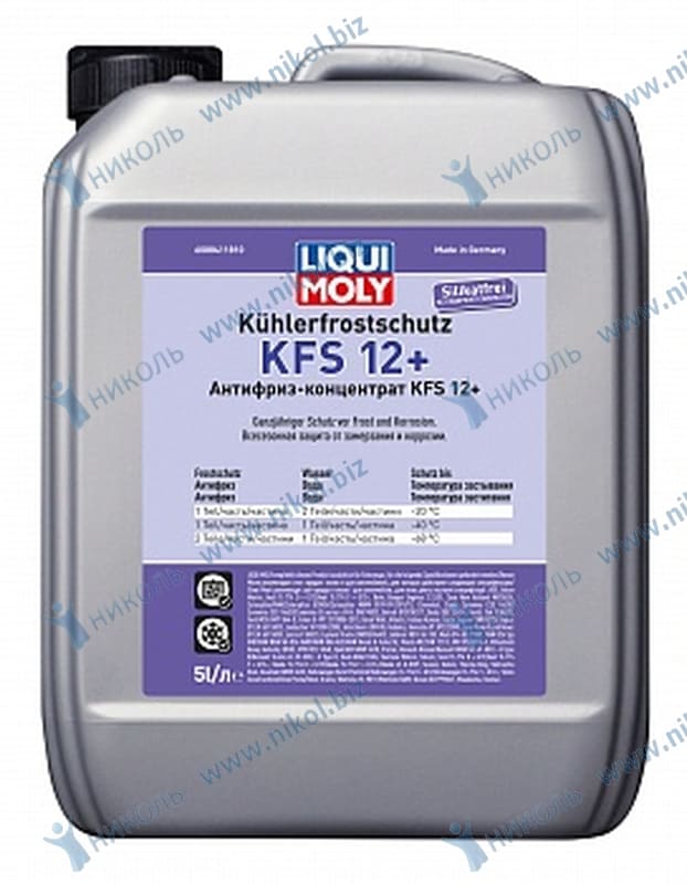Антифриз красный Liqui Moly Kuhlerfrostschutz конц. G12 -40С (5кг) РАСПРОДАЖА!