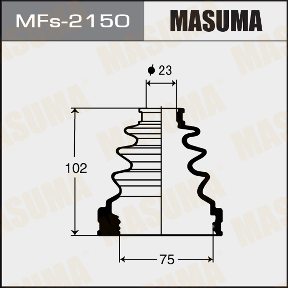 Пыльник ШРУС силикон Masuma