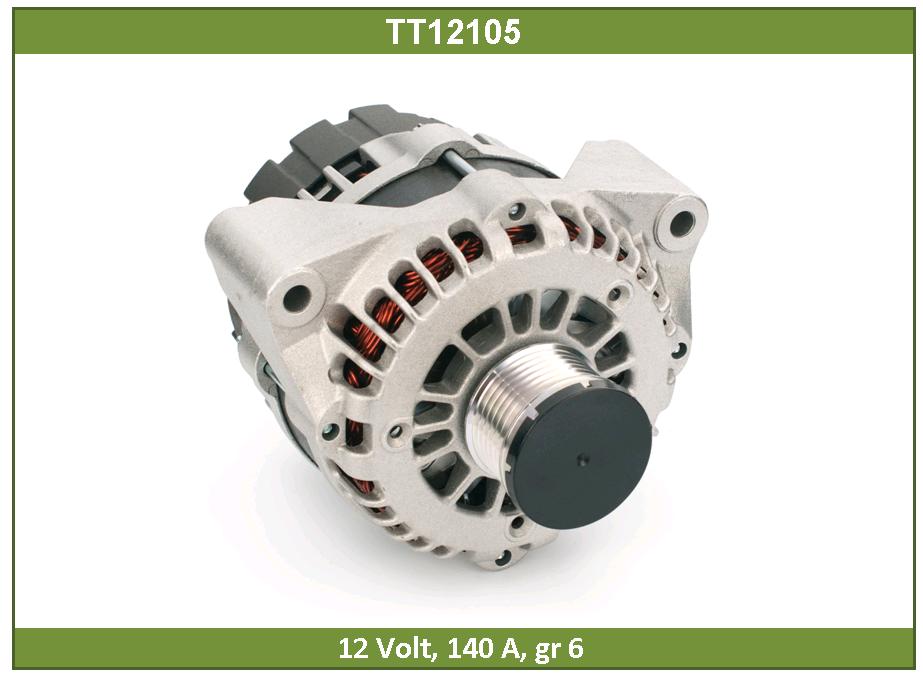 Генератор SsangYong Kyron 05-, Rexton 06-, Actyon 05- 2.0D-2.7D 140A Tesla Technics