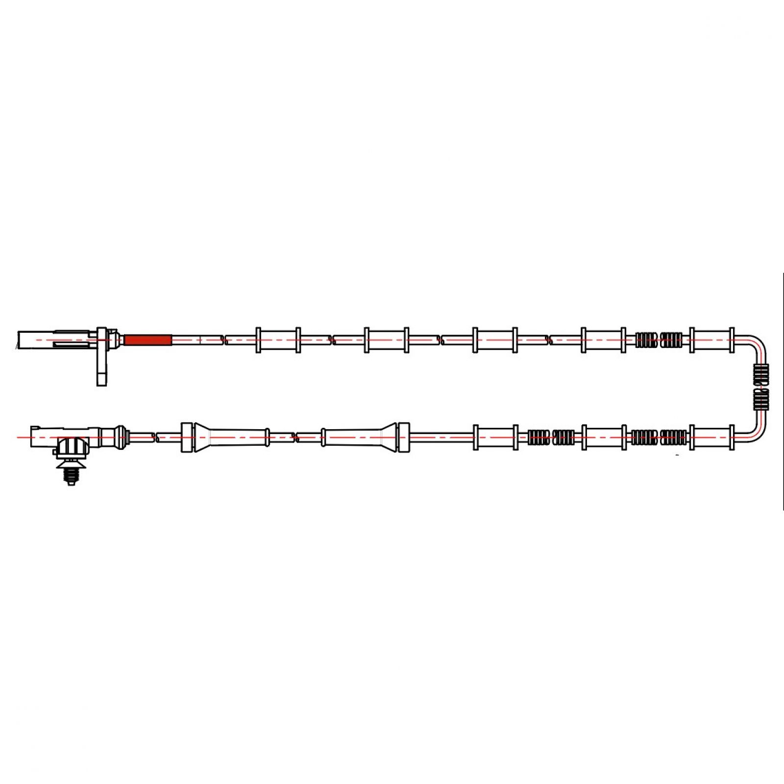 Датчик ABS Sollers Atlant (22-)/JAC Sunray (20-) задн. прав. 10 креплений StartVolt