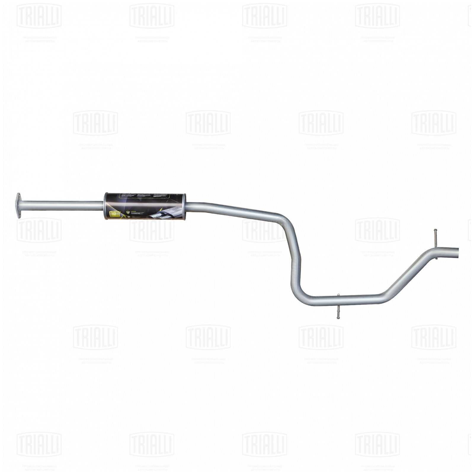 Резонатор Ford Mondeo IV 07- 1.6i/2.0i алюминизированная сталь Trialli