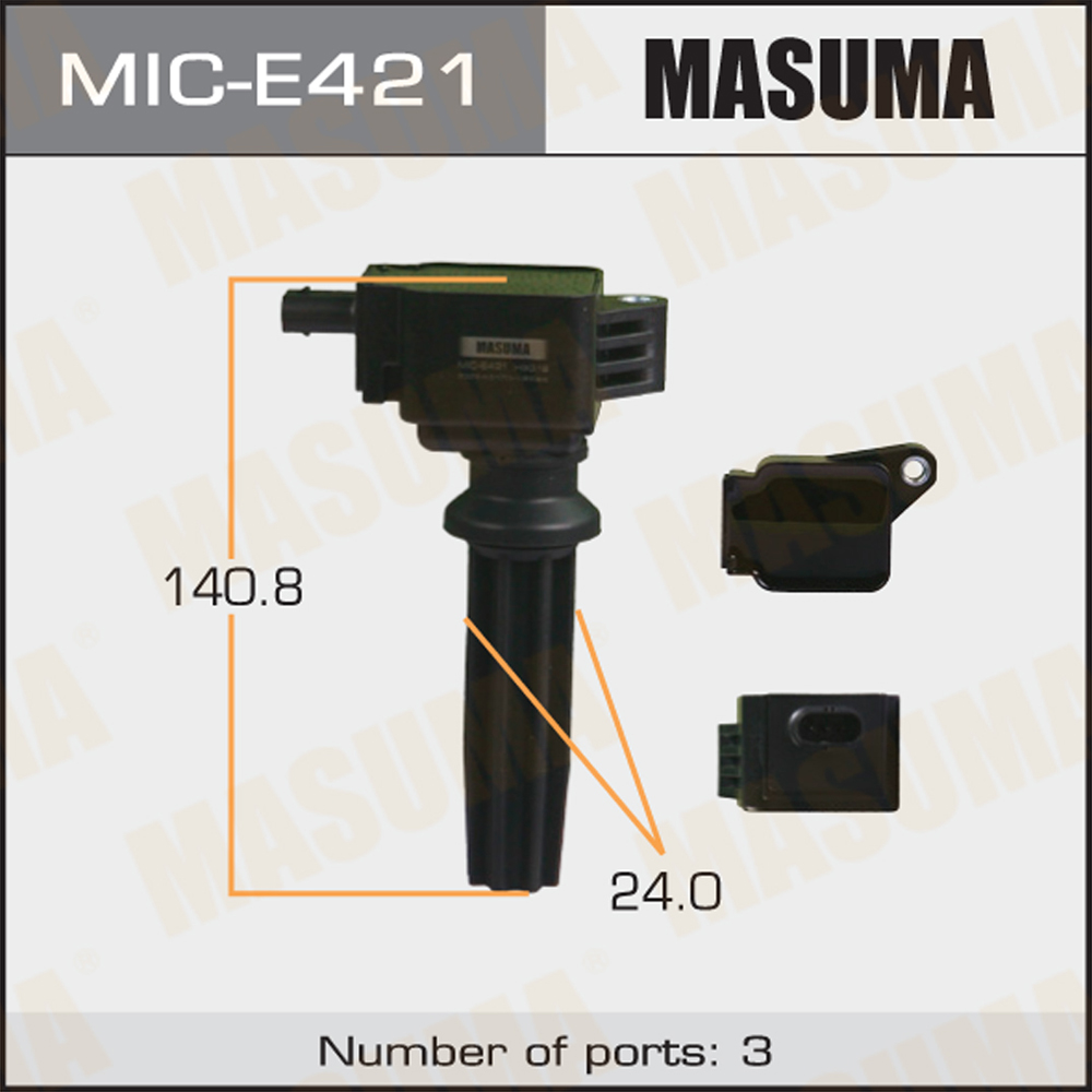 Катушка зажигания Ford Focus III 11-19, Mondeo IV, V 07- Ecoboostt 2.0 Masuma