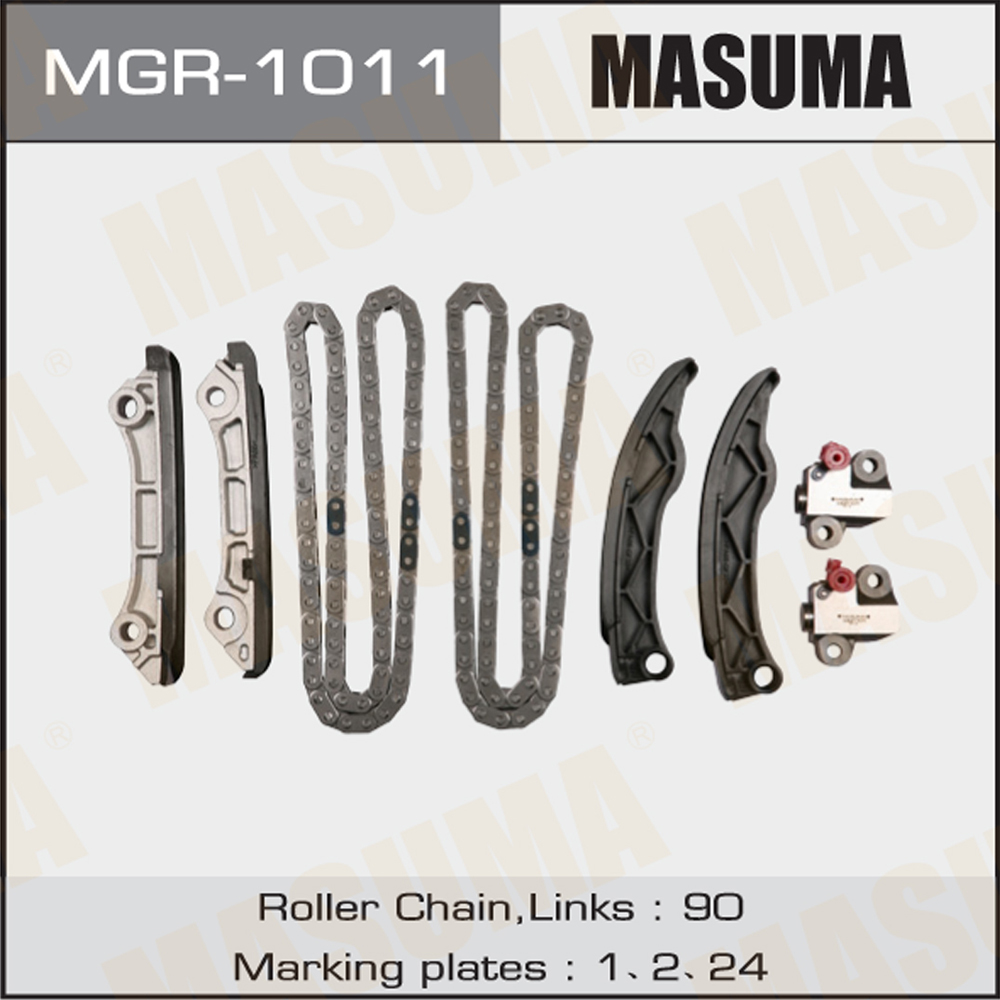 Комплект цепи ГРМ Toyota Land Cruiser (J200) 07-; Lexus LX 15- 1VDFTV Masuma