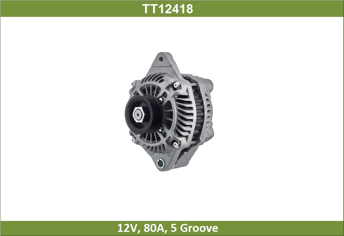 Генератор SUZUKI GRAND VITARA, SWIFT 05- 12V, 80A, 5-Groove Tesla Technics