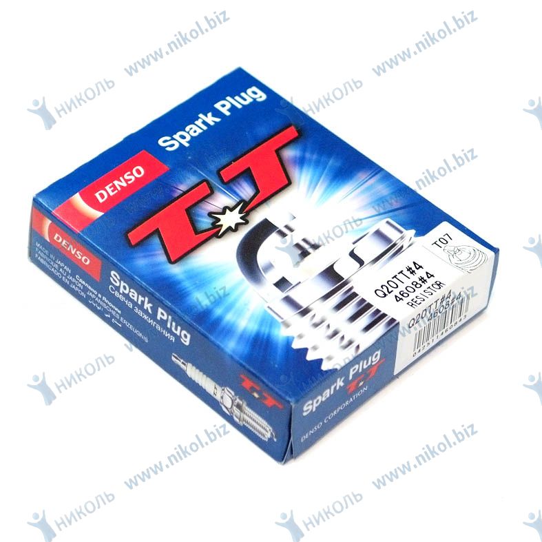 Свеча DENSO Twin Tip 2112 (16кл) Q20TT (к-т) Granta / Kalina / Priora (16 кл.)/ Honda Civic (к-т=4шт)