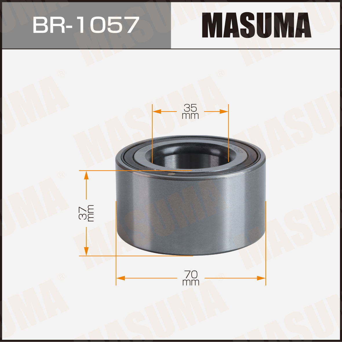 Подшипник ступицы TOYOTA PASSO / NGC30, M700A front Masuma