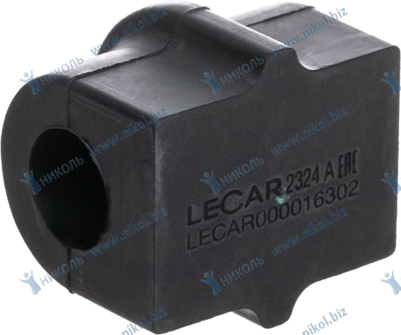 Втулка стабилизатора Chevrolet Aveo T200 (03-08) перед d=16 LECAR 96653351