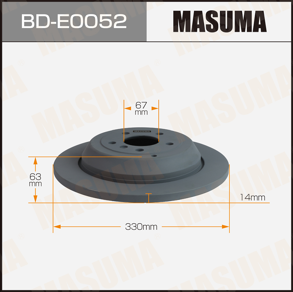 Диск тормозной Mercedes M (w164) 05-11 задний Masuma
