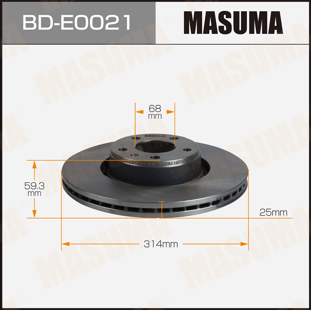 Диск тормозной VAG A6 04-11 передний Masuma